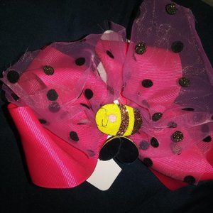 bumble bee hair clip